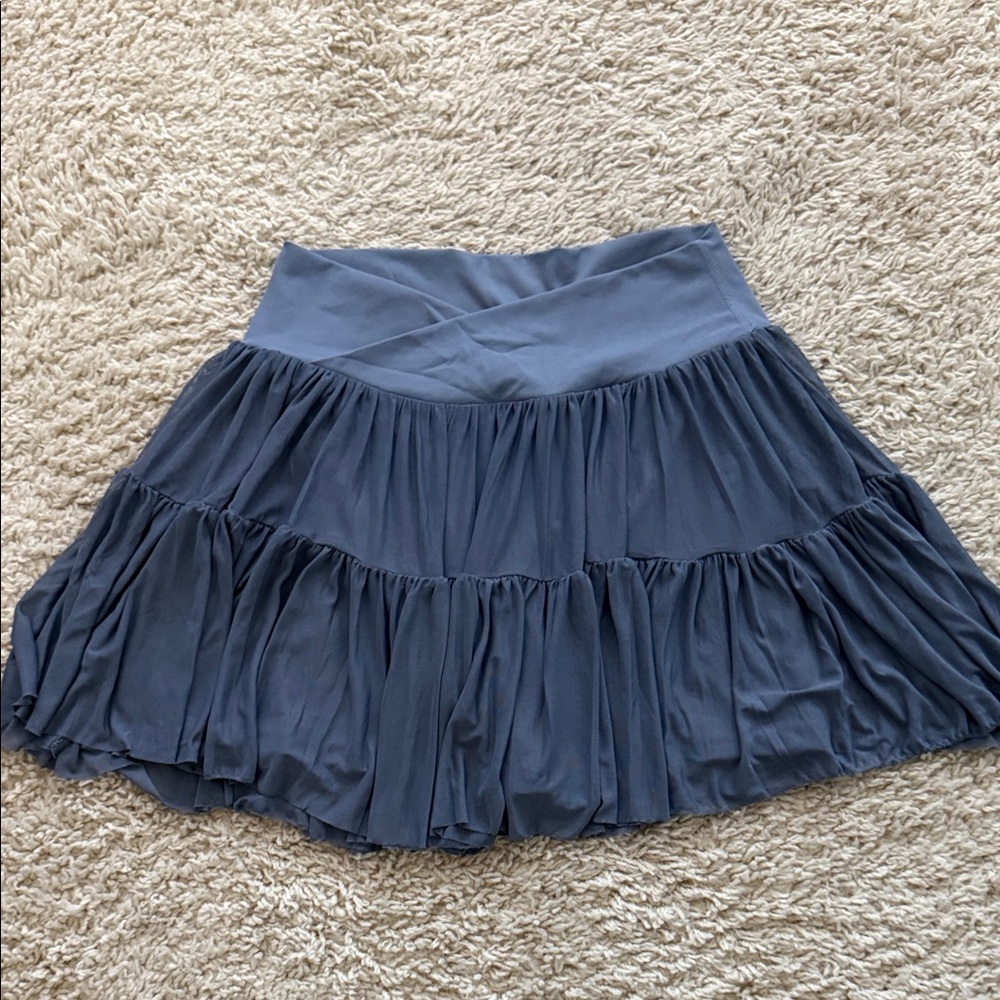Chic Gray Women's Mini Skirt